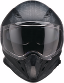 Z1R Nemesis Speed Demon Motorcycle Helmet - Black Large (Part