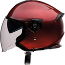 Z1R Road Maxx 2.0 Helmet - Wine, 4XL - Impact-Resistant Motorcycle Helmet with Drop-Down Sun Visor