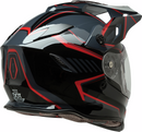 Z1R Range 2.0 Helmet Voyager Black/Red 2XL with Adjustable Sun Visor and Communication Pockets