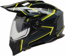 Z1R Range 2.0 Helmet Voyager Gray/Hi-Viz XS - Versatile Motorcycle Helmet with Sun Visor and Communication Pocket