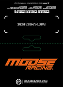 MOOSE OFFROAD HEADER CARD 4" MOOSE 50PK 9901-3189