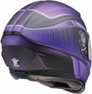 Z1R Jackal Helmet Dark Matter Purple Small - Injection-Molded Polycarbonate Shell with Sun Visor and Advanced Ventilation