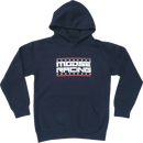 MOOSE OFFROAD Youth All-American Hoodie - Navy - Large 3052-0700