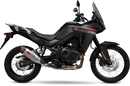 Yoshimura RS-12 ADV Street Slip-On Exhaust for 2024 Honda XL750 Transalp - Matte Carbon Fiber End Cap, Faceted Design