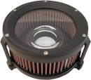 TRASK Assault Charge High-Flow Air Cleaner - Flat Black TM-1023BK