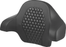 SADDLEMEN Tour Pack Backrest Pad - Honeycomb - Black Stitching - FL '14-'24 814-07-15100