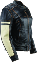 Kuryakyn River Road Dame Vintage Leather Jacket for Women - Small