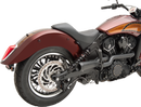 TRASK 2:1 Exhaust - Black - Indian Scout TM-3041BK