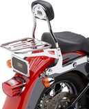COBRA Backrest Kit - 14 inch Chrome for Softail Models - Part No. 602-2001
