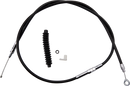 DRAG SPECIALTIES High-Efficiency Black Vinyl Clutch Cable - Standard Full Length 4322405HE