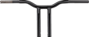 LA CHOPPERS One-Piece Kage Fighter Handlebar - Pullback - 12" x 1-1/4" - Black LA-7369-12B