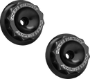 ARLEN NESS Fork Nut Cover - Black 120-040