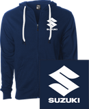 FACTORY EFFEX Suzuki Icon Zip-Up Hoodie - Navy - XL 28-88456