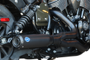 S&S CYCLE 2-into-1 Qualifier Exhaust System - Guardian Black - Race Only - Indian Chief 550-1118