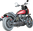 S&S CYCLE 2-into-1 Qualifier Exhaust System - Guardian Black - 49-State - Indian Chief 550-1116
