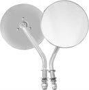 4" Round Mirror Chrome Right Side