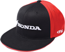 FACTORY EFFEX Honda Horizontal Flexfit® Hat - Black/Red - Small/Medium 15-88340