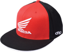FACTORY EFFEX Honda Big Wing Flexfit® Hat - Red/Black - Large/XL 15-88346