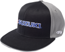FACTORY EFFEX Suzuki Flexfit® Hat - Black/Gray - Large/XL 15-88456