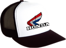 FACTORY EFFEX Honda Vintage Snapback Hat - Black/White 18-86302