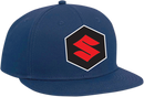 FACTORY EFFEX Youth Suzuki Mark Snapback Hat - Navy 19-86412