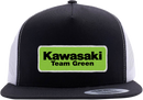 FACTORY EFFEX Kawasaki Team Green Hat - Black/White 22-86102