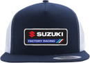 FACTORY EFFEX Suzuki Factory Hat - Navy/White 22-86404