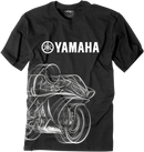 FACTORY EFFEX Yamaha R1 T-Shirt - Black - 2XL 16-88286
