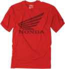 FACTORY EFFEX Honda Big Wing T-Shirt - Red - Large 21-87314