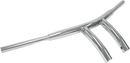 DRAG SPECIALTIES 1-1/2" T-Bar - Radius - 1-1/2" - Victory - Chrome 0601-0871