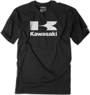 FACTORY EFFEX Kawasaki Flying-K T-Shirt - Heather Charcoal - Medium 22-87112