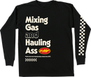FMF World Famous Long-Sleeve T-Shirt in Black - Medium (Part No. HO24119900BLKMD)