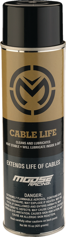 MOOSE OFFROAD Cable Lube - 15 oz. net wt. - Aerosol MALCB241215