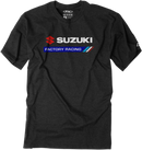 FACTORY EFFEX Suzuki Factory Racing T-Shirt - Heather Charcoal - Large 22-87404