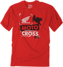 FACTORY EFFEX Youth Honda Paint T-Shirt - Red- Medium 21-83332