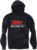 FACTORY EFFEX Suzuki GSX-R Pullover Hoodie - Black - Large 15-88412