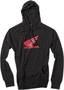 FACTORY EFFEX Honda Wing Pullover Hoodie - Black - XL 20-88316