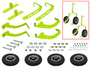 SP1 Ski Protec Dolly Set with Premium Wheels - Adjustable & Drivable Ski Dolly System