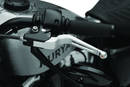 Kuryakyn Dillinger Levers for Harley-Davidson Sportster – Silver and Black Aluminum Clutch and Brake Levers Part 6668