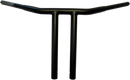 DRAG SPECIALTIES 1-1/4" Buffalo T-Bar - 12" - Flat Black 0601-3509