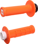 ODI Micro-X Half-Waffle v2 Lock-On Grips - Orange/Black H36MXO