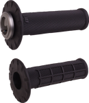 ODI Universal Lock-On Half Waffle Grips - Black/Black H21UHWB
