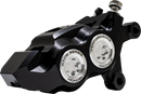 Performance Machine (PM) Caliper 0053-2958-MC for 11.8-inch Rotors - Black Anodized with Clear Bore Caps
