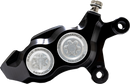 Performance Machine (PM) Caliper 0053-2958-MC for 11.8-inch Rotors - Black Anodized with Clear Bore Caps
