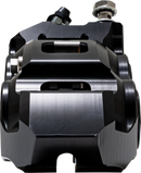 Performance Machine (PM) Caliper 0053-2958-MC for 11.8-inch Rotors - Black Anodized with Clear Bore Caps