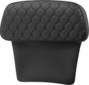 SADDLEMEN Chopped Tour Pak Pad - Honeycomb - Black Stitching - FLH/FLT '14-'24 814-07-154