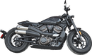 S&S CYCLE 4" Grand National Slip-On Mufflers - Stainless Steel - Sportster S 550-1111