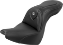 SADDLEMEN Roadsofa™ Seat - with Backrest - Carbon Fiber - FXBR/S '18-'20 818-31-185BR