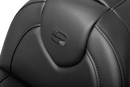 SADDLEMEN RoadSofa™ Seat - with Backrest - Black Stitch - FXBR/S '18-'20 818-31-187BR