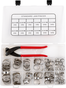 MOOSE OFFROAD Ear Clamp with Jaw Pincer - Assortment - Kit T03-6243K